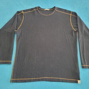 Agavelux Pullover Shirt Sweater XL Steelhead Model K-1049 Black Jake Agave